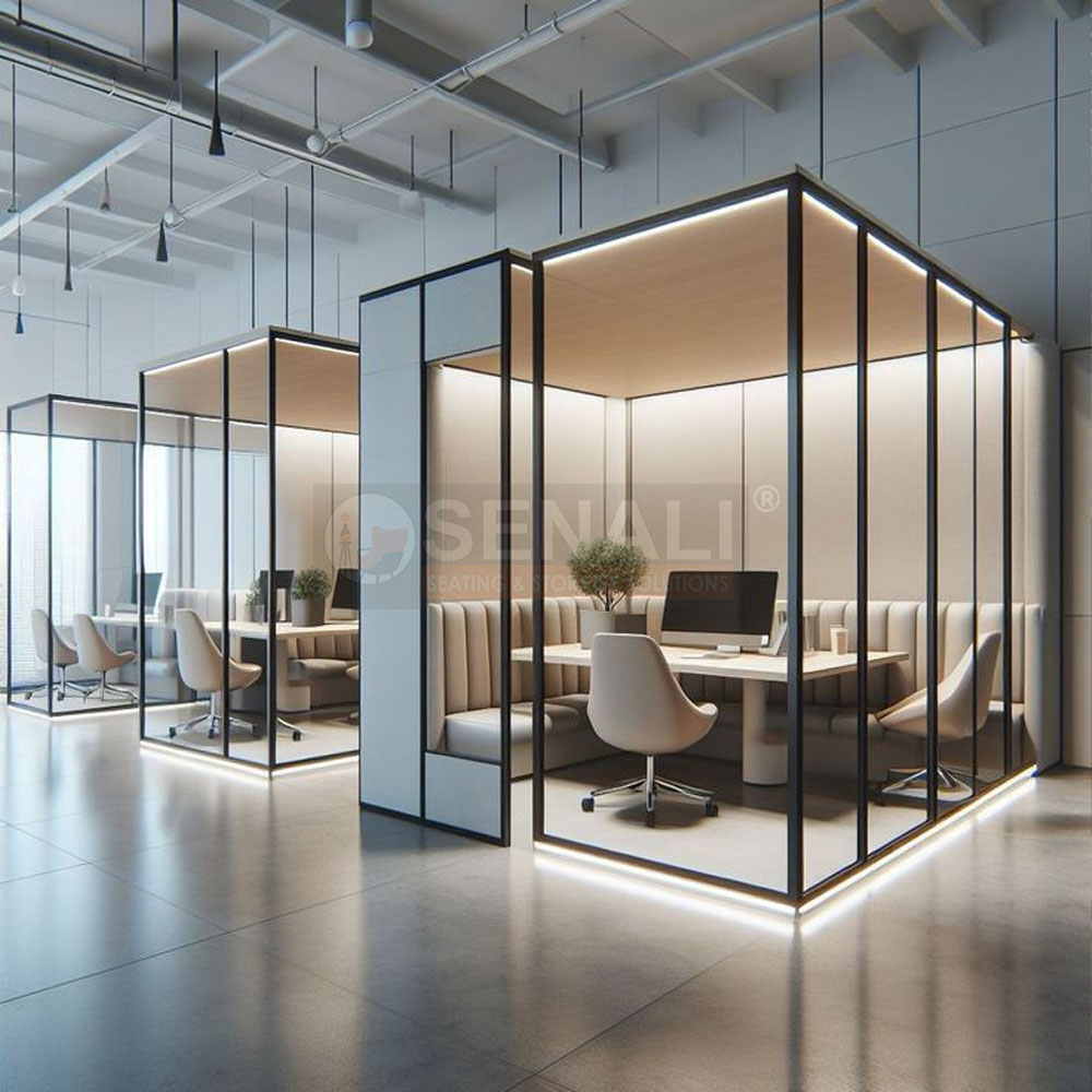 Frameless Toughened Office Glass Partition in Chennai