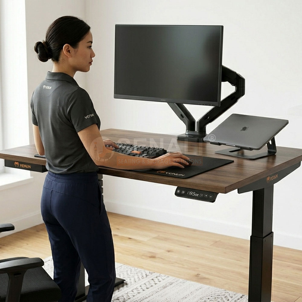 Ergonomic Sit Stand Height Adjustable Tables Chennai