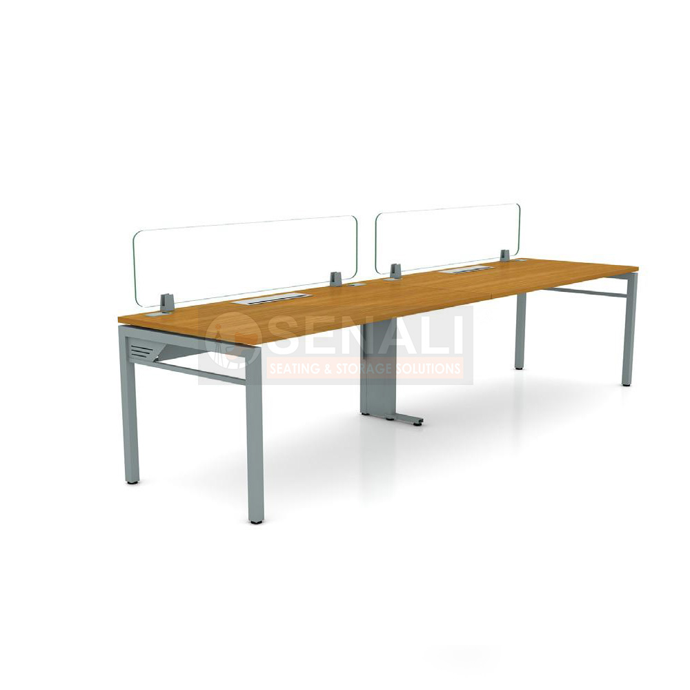 Linear Non-Sharing Workstation Without Modesty in Chennai - Senali Interiors
