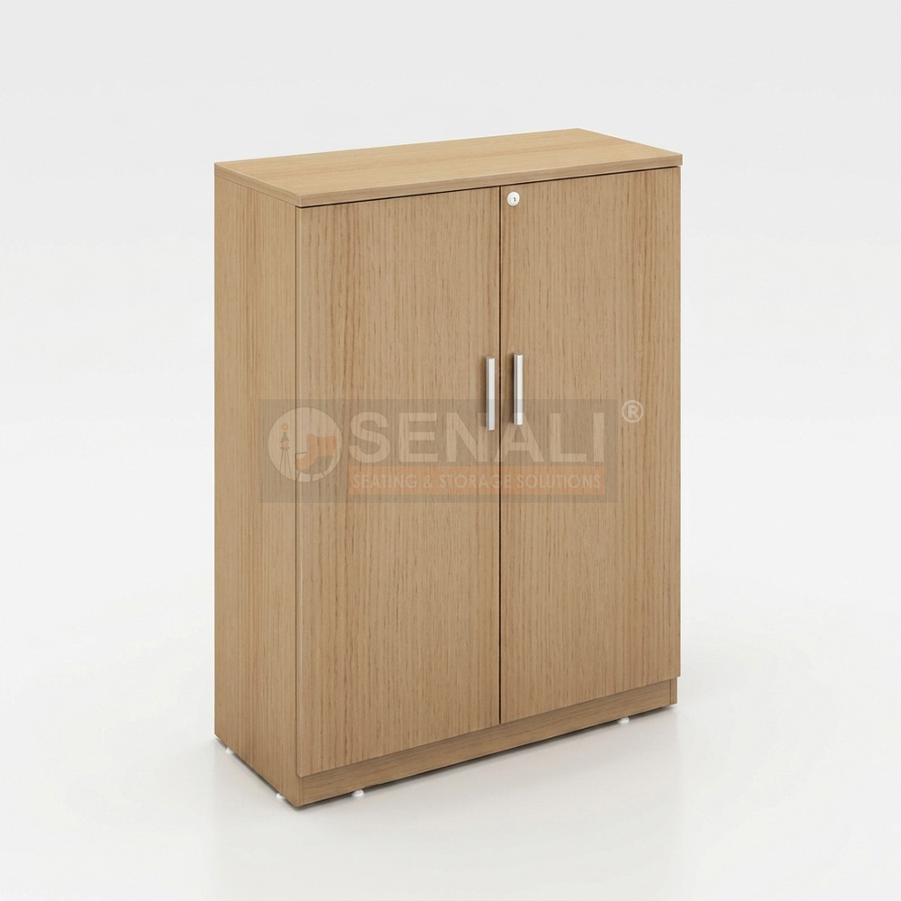 Conference room buffet and storage swing credenza
