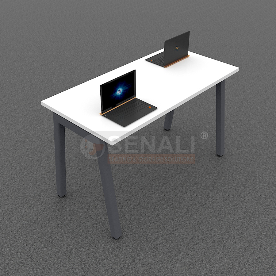 Heavy duty corporate meeting table with powder-coated frame